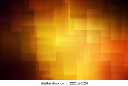 Dark Orange vector cover with stright stripes. Shining colored illustration with sharp stripes. The pattern for ad, booklets, leaflets.