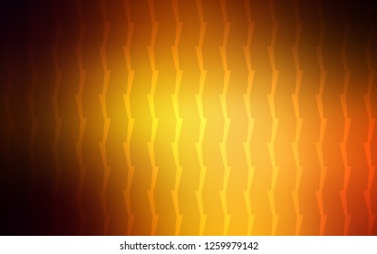 Dark Orange vector cover with stright stripes. Modern geometrical abstract illustration with Lines. Template for your beautiful backgrounds.