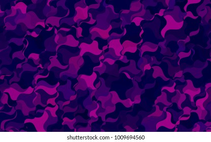 Dark Orange vector crooked abstract background. Brand-new colored illustration in blurry style with gradient. A completely new template for your business design.