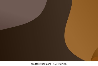 El vector naranja oscuro recortaba el fondo abstracto. Ilustración abstracta geométrica moderna con líneas de banda de gradiente.  Nuevo estilo para el diseño de su empresa.