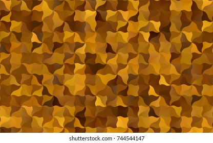 Dark Orange vector crooked abstract template. A sample with blurred shapes. A new texture for your design.