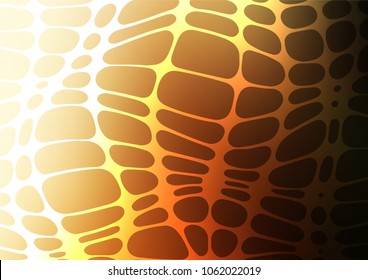 Dark Orange vector doodle blurred pattern. Modern geometrical abstract illustration with doodles. The doodle design can be used for your web site.