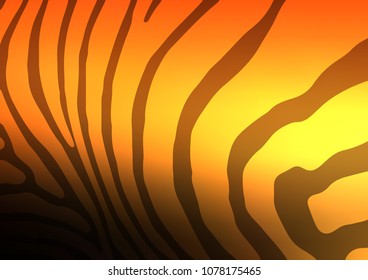 Dark Orange vector doodle blurred texture. Colorful illustration in abstract style with doodles and Zen tangles. A completely new design for your business.