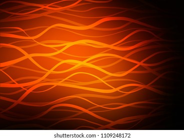 Dark Orange vector doodle blurred pattern. A completely new color illustration in doodle style. The completely new template can be used for your brand book.