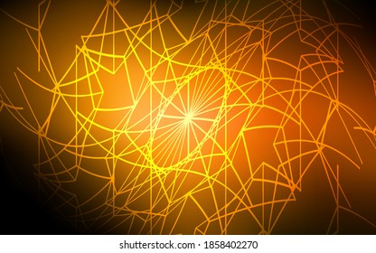 Dark Orange vector doodle blurred texture. Doodles created by child on blurred abstract background with gradient. A new texture for your design.