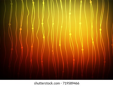 Dark Orange vector doodle blurred background. Colorful illustration in abstract style with doodles. A new texture for your design.