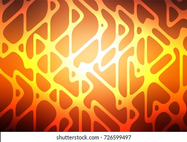 Dark Orange vector doodle blurred texture. Sketchy hand drawn doodles on blurred background. The best blurred design for your business.