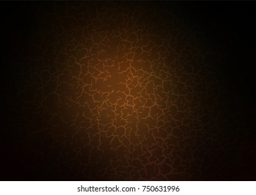 Dark Orange vector doodle blurred background. Decorative shining illustration with doodles on abstract template. The doodle design can be used for your web site.