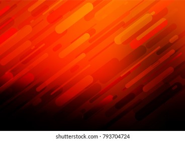 Dark Orange vector doodle blurred template. Ethnic elegant natural pattern with gradient. The completely new template can be used for your brand book.