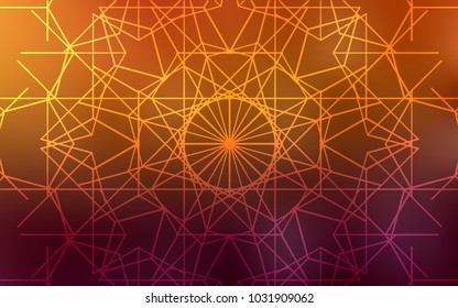 Dark Orange vector doodle bright template. Glitter abstract illustration with doodles and lines drawn by child. A completely new template for your business design.