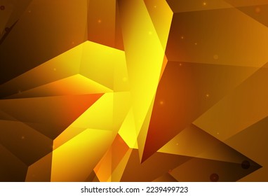 Vector de naranja oscuro Ilustración abstracta con gotas borrosas de lluvia. Ilustración abstracta brillante con gotas borrosas de lluvia. Base de los folletos