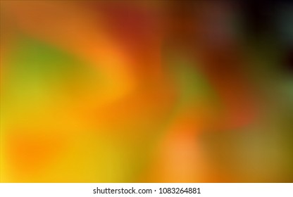 Dark Orange vector glossy abstract cover. An elegant bright illustration with gradient. The best blurred design for your business.