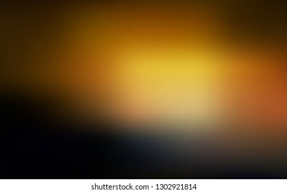 Diseño abstracto brillante vectorial oscuro naranja. Una ilustración de color completamente nueva en un estilo borroso. Diseño completamente nuevo para su negocio.