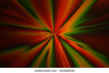 Dark Orange vector glossy abstract backdrop. Creative illustration in halftone style with gradient. Elegant background for a brand book.