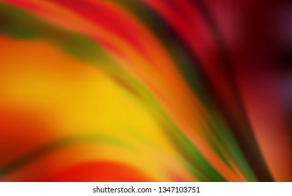 Dark Orange vector glossy abstract layout. New colored illustration in blur style with gradient. New style design for your brand book.