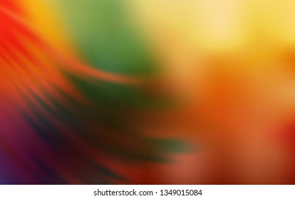 Dark Orange vector glossy abstract background. Creative illustration in halftone style with gradient. The best blurred design for your business.