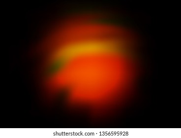 Dark Orange vector glossy abstract template. An elegant bright illustration with gradient. A completely new template for your design.