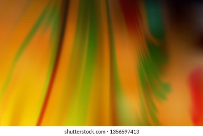 Dark Orange vector glossy abstract background. Colorful abstract illustration with gradient. New style for your business design.