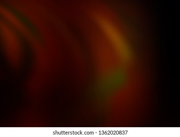 Dark Orange vector glossy abstract background. A vague abstract illustration with gradient. The elegant pattern for brand book.
