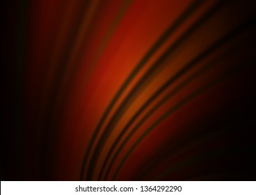 Dark Orange vector glossy abstract template. Shining colorful illustration in a Brand new style. The blurred design can be used for your web site.