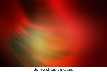 Dark Orange vector glossy abstract background. A completely new colored illustration in blur style. Completely new design for your business.