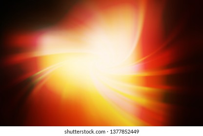 Dark Orange vector glossy abstract background. Creative illustration in halftone style with gradient. Completely new design for your business.