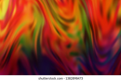 Dark Orange vector glossy abstract layout. Shining colored illustration in smart style. New style for your business design.