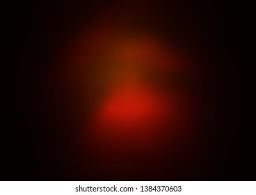 Dark Orange vector glossy abstract template. Colorful abstract illustration with gradient. Brand new style for your business design.