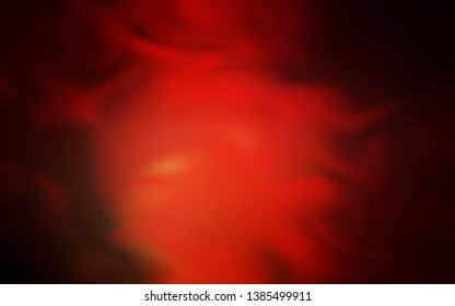 Dark Orange vector glossy abstract backdrop. Shining colored illustration in smart style. Background for designs.