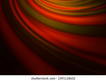 Dark Orange vector glossy abstract template. A vague abstract illustration with gradient. Brand new design for your business.