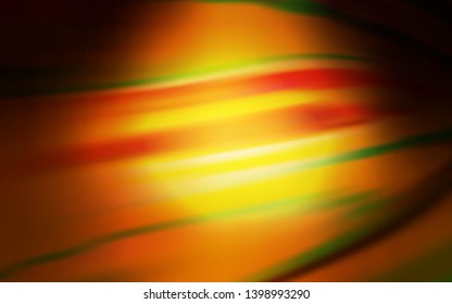 Dark Orange vector glossy abstract layout. An elegant bright illustration with gradient. Background for a cell phone.
