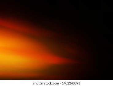 Dark Orange vector glossy abstract template. Colorful illustration in blurry style with gradient. The best blurred design for your business.