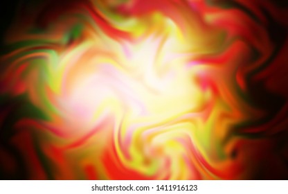 Dark Orange vector glossy abstract background. Colorful abstract illustration with gradient. New design for your business.