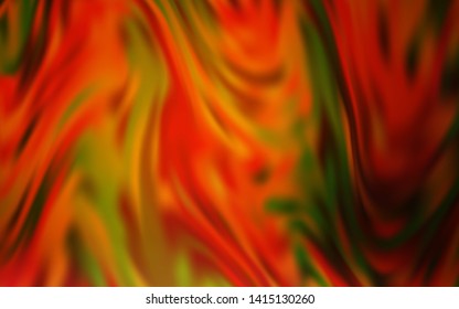 Dark Orange vector glossy abstract background. An elegant bright illustration with gradient. New design for your business.