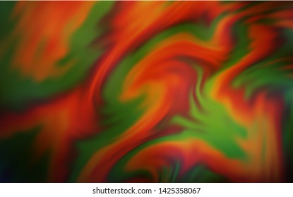 Dark Orange vector glossy abstract backdrop. An elegant bright illustration with gradient. Background for designs.