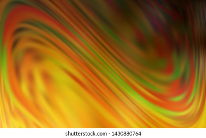 Dark Orange vector glossy abstract layout. Glitter abstract illustration with gradient design. New design for your business.