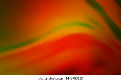 Dark Orange vector glossy abstract layout. Colorful illustration in abstract style with gradient. Blurred design for your web site.