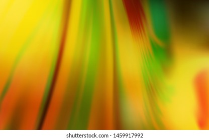 Dark Orange vector glossy abstract background. Creative illustration in halftone style with gradient. Elegant background for a brand book.
