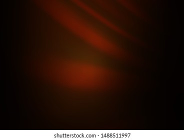 Dark Orange vector glossy abstract background. Modern geometrical abstract illustration with gradient. The template can be used for your brand book.