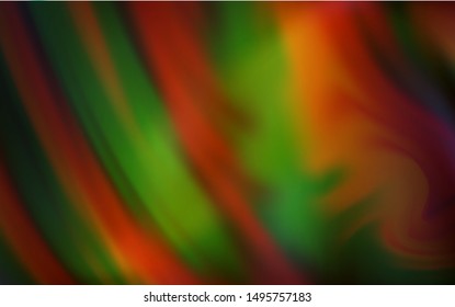 Dark Orange vector glossy abstract layout. Creative illustration in halftone style with gradient. New design for your business.