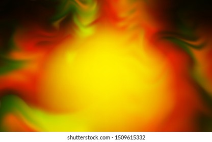 Dark Orange vector glossy abstract layout. Glitter abstract illustration with gradient design. New design for your business.