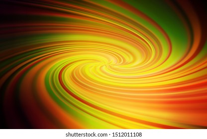 Dark Orange vector glossy abstract backdrop. Creative illustration in halftone style with gradient. Background for a cell phone.