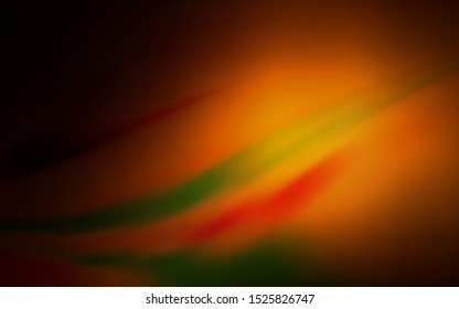 Dark Orange vector glossy abstract layout. New colored illustration in blur style with gradient. Smart design for your work.