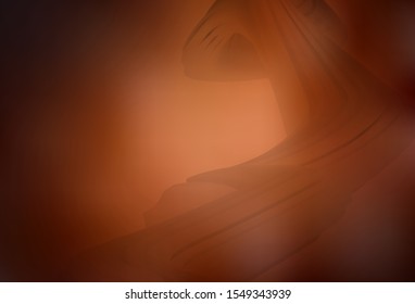 Dark Orange vector glossy abstract backdrop. New colored illustration in blur style with gradient. Completely new design for your business.