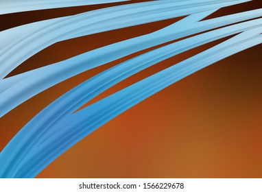 Dark Orange vector glossy abstract backdrop. Abstract colorful illustration with gradient. Background for a cell phone.