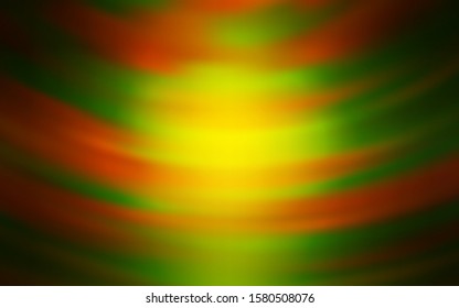 Dark Orange vector glossy abstract layout. A completely new colored illustration in blur style. New style for your business design.