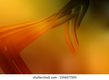 Dark Orange vector glossy abstract layout. Abstract colorful illustration with gradient. New style for your business design.