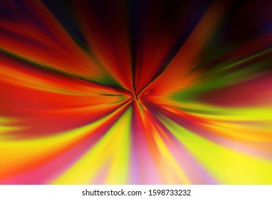 Dark Orange vector glossy abstract background. Shining colored illustration in smart style. Background for designs.