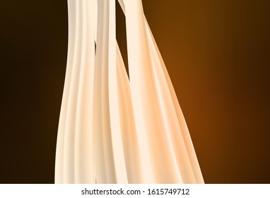 Dark Orange vector glossy abstract layout. Abstract colorful illustration with gradient. Elegant background for a brand book.