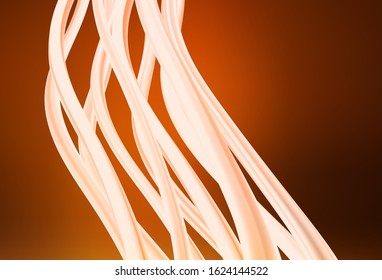 Dark Orange vector glossy abstract backdrop. Colorful illustration in abstract style with gradient. Elegant background for a brand book.